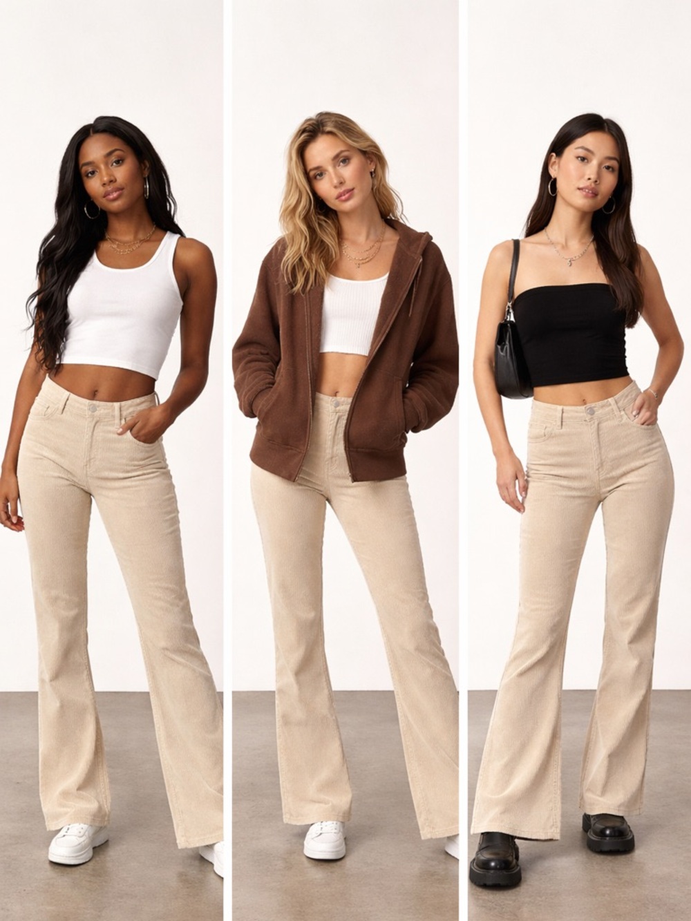 PacSun Beige Corduroy Pants women’s size 23